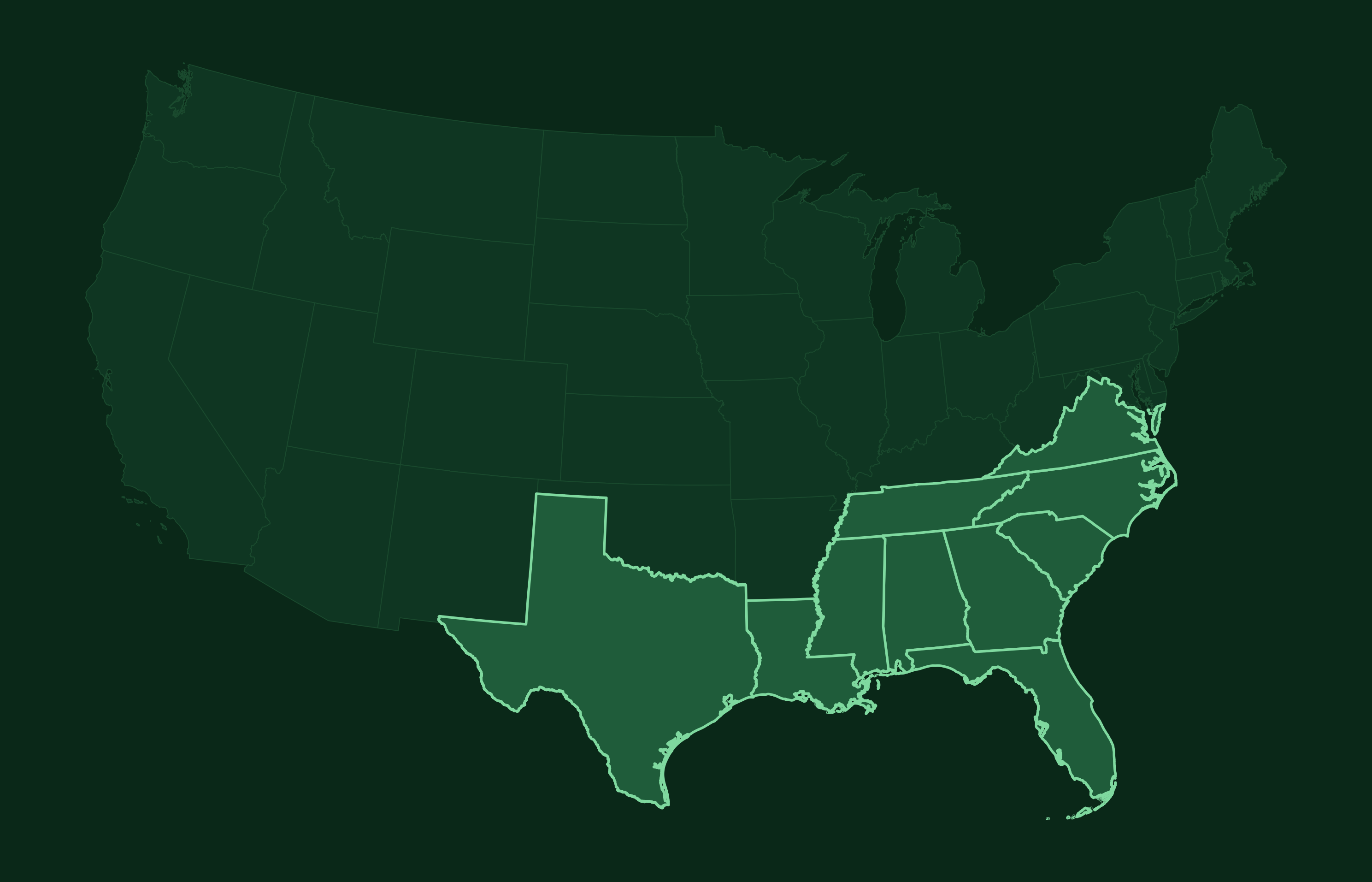 LRS Service Area Map